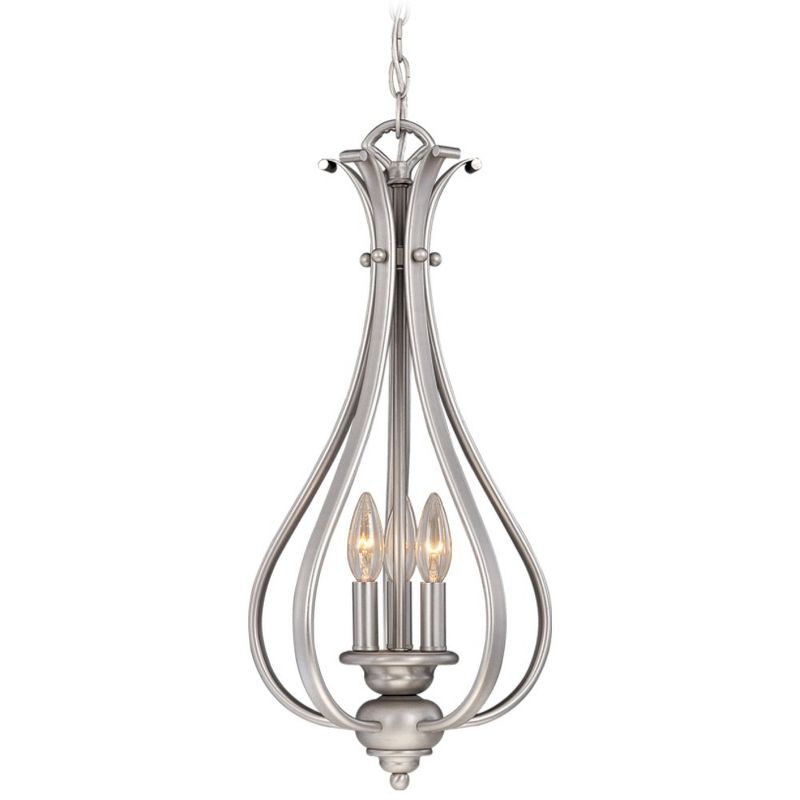 Vaxcel Monrovia 3 - Light Pendant in  Brushed Nickel