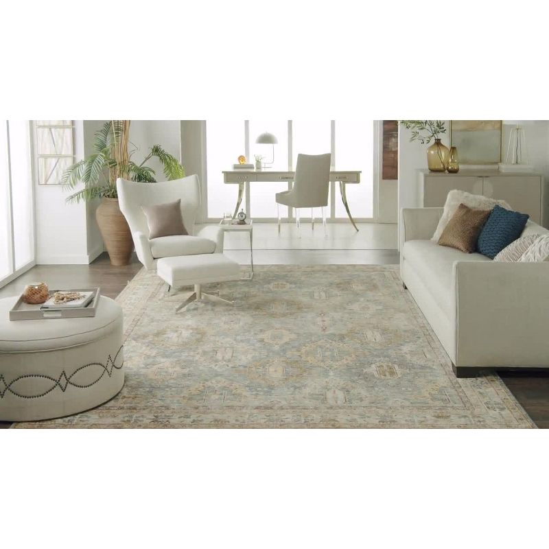 Nourison Petra Oramental Indoor Rug Green 7'10" x 10'4"