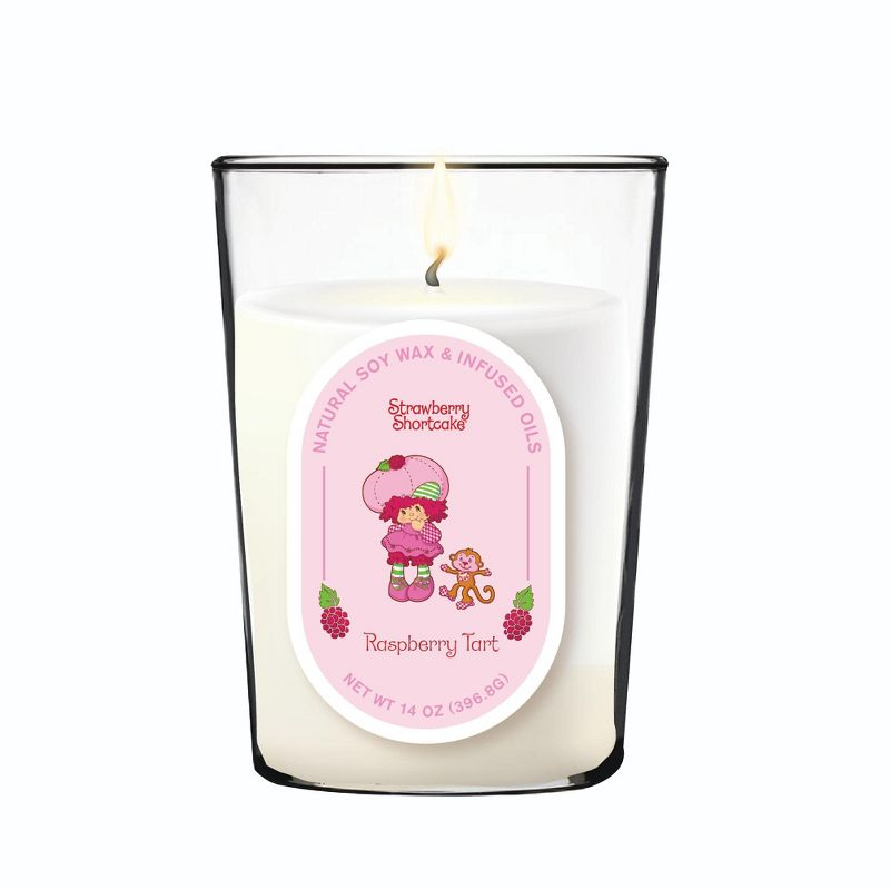 Courtside Market Strawberry Shortcake 14 oz Raspberry Tart Pill Shape Candle