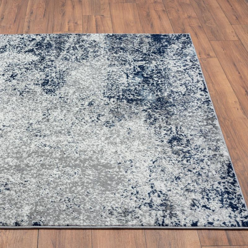Luxe Weavers Modern Abstract Area Rug, Blue 5x7