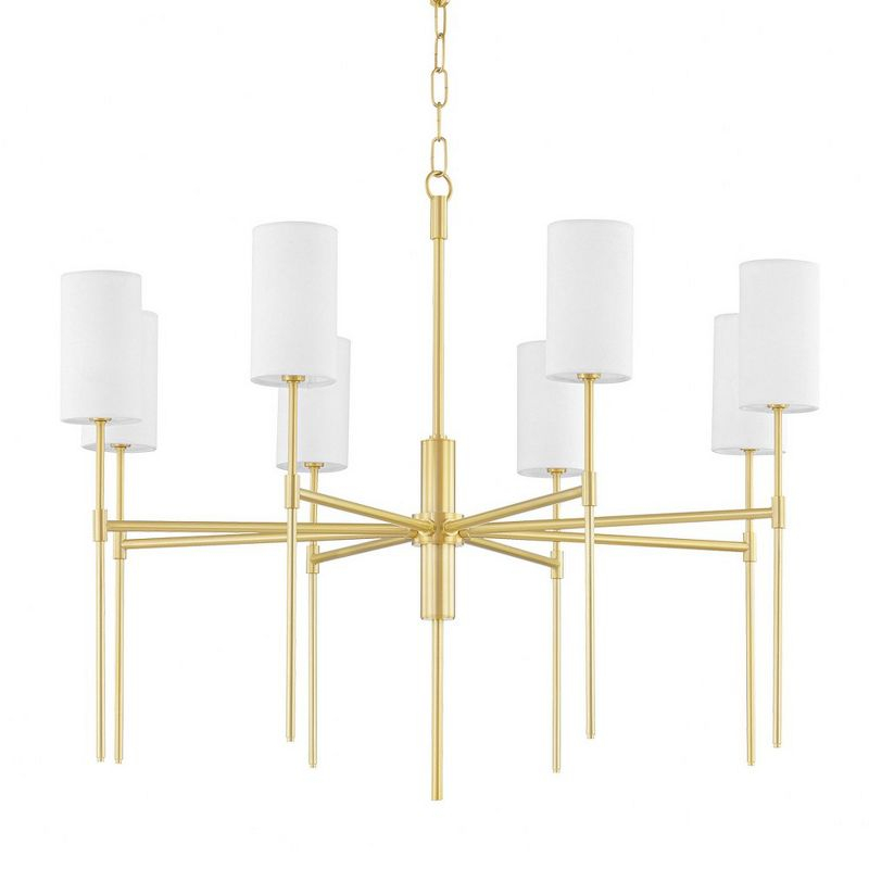 Jensine Chandelier - Antique Brass / 8 Light