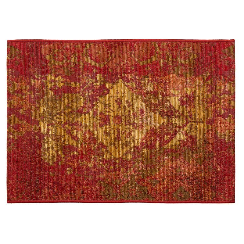 Liora Manne Marina Kermin Indoor/Outdoor Rug Saffron 2'7" x 4'3"