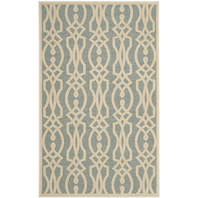 Martha Stewart Villa Screen - MSR4485 - Indoor Power Loomed Runners - Rainwater - 2'7"x4'