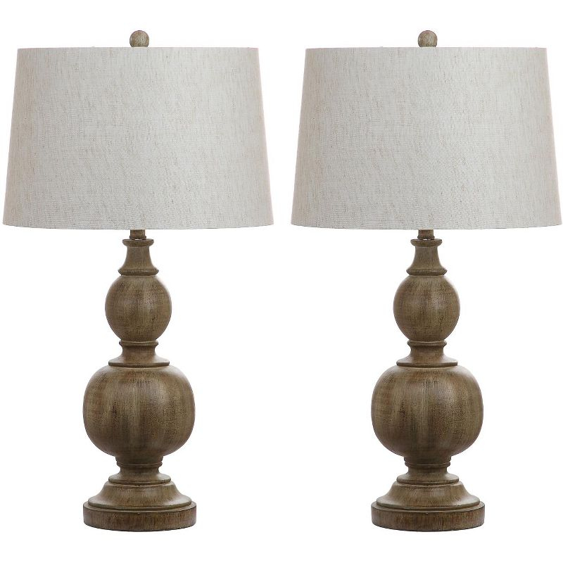 Araceli Table Lamp (Set of 2) - 31.5 Inch Height - LIT4525 - Brown - Safavieh