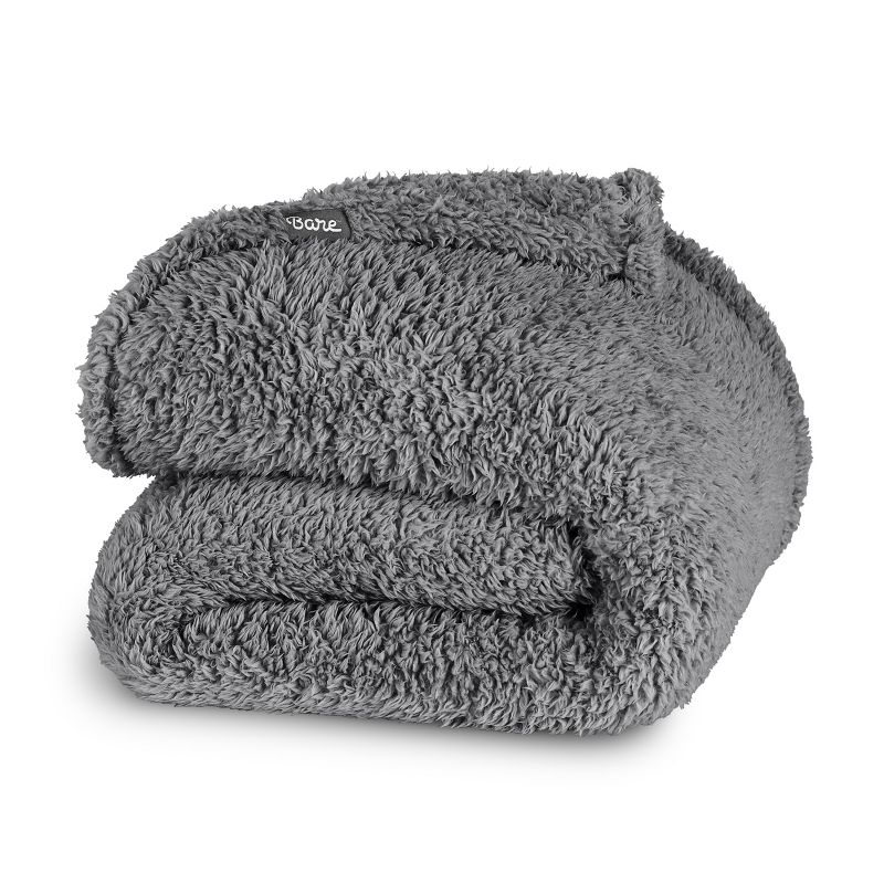 Bare Home Cozy Faux Shearling Blanket