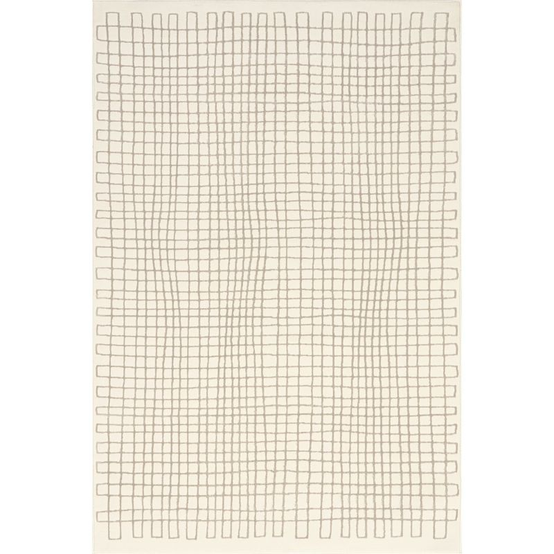 Nuloom Princess Modern Machine Washable Indoor Area Rug, 2' x 3', Cream