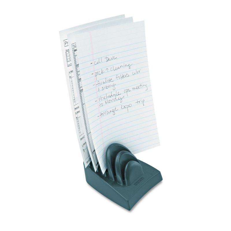 Kensington InSight Priority Puck Five-Slot Desktop Copyholder Plastic Dark Blue/Gray 62061