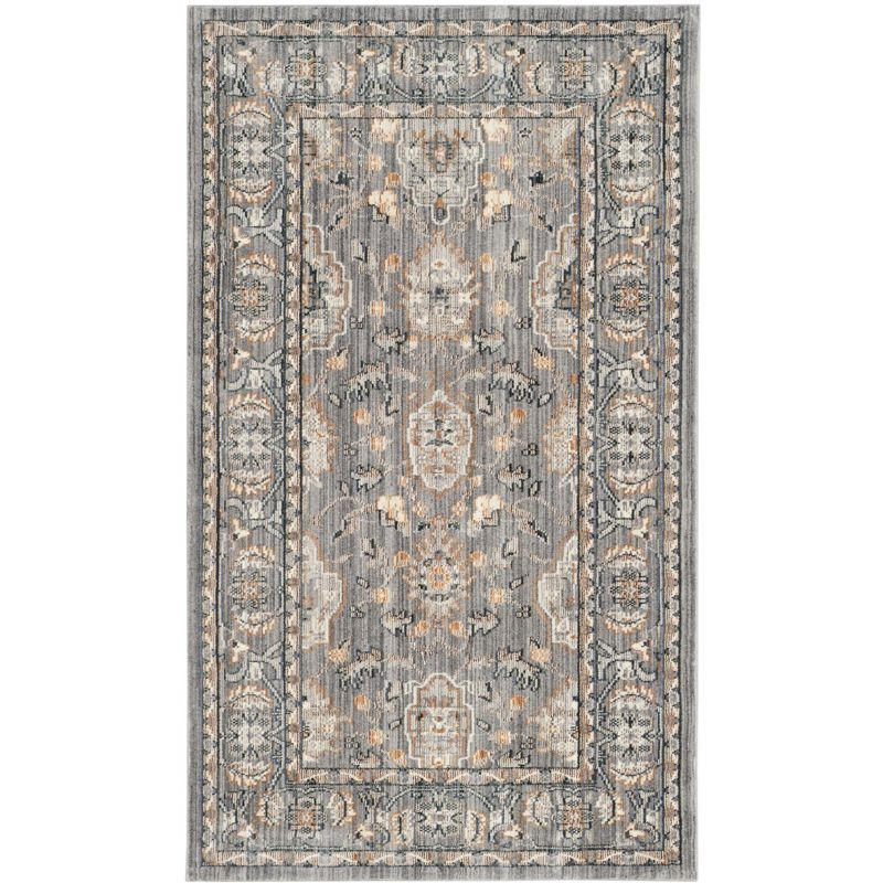 Valencia VAL112 Power Loomed Indoor Area Rug - Mauve/Mauve - 4'x6' - Safavieh