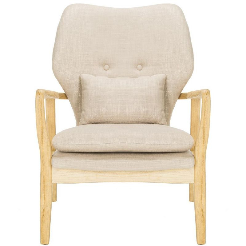 Tarly Accent Chair - ACH9500B - Beige/Natural - Safavieh