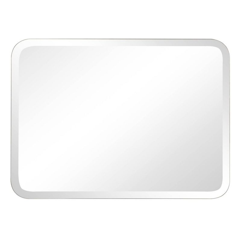 Howard Elliott 30"x22" Rectangular Frameless Beveled Wall Mirror