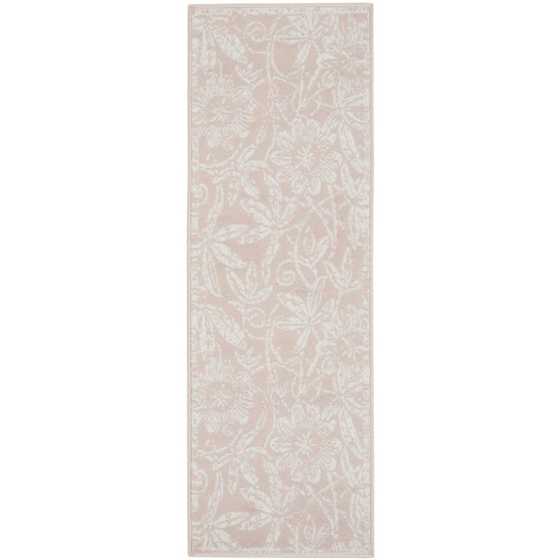 Nourison Whimsicle WHS05 Indoor only Area Rug - Pink 2' x 6'