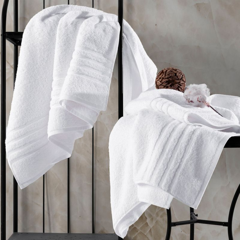 Hammam Linen Burgundy Jumbo Large Bath Sheets Towels 2-Pack Soft and Absorbent, Premium Quality 100% Cotton Towels