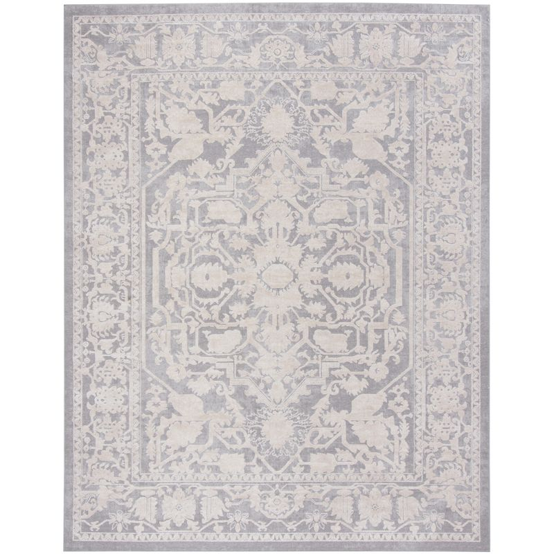 Reflection RFT665 Power Loomed Indoor Area Rug - 11'x15' - Light Grey/Cream - Safavieh