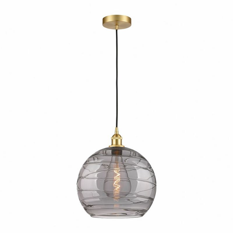 Innovations Lighting Athens Deco Swirl 1 - Light Pendant in  Satin Gold