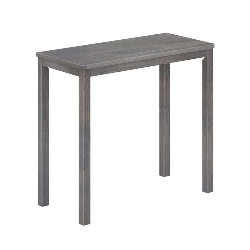 Max & Lily Modern Farmhouse Solid Wood Reading Work Desk, Driftwood