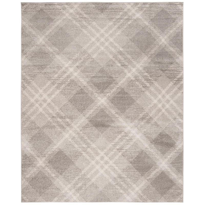 Adirondack ADR129 Power Loomed Area Rug - Light Grey/Ivory - 8'9"x11'9" - Safavieh..