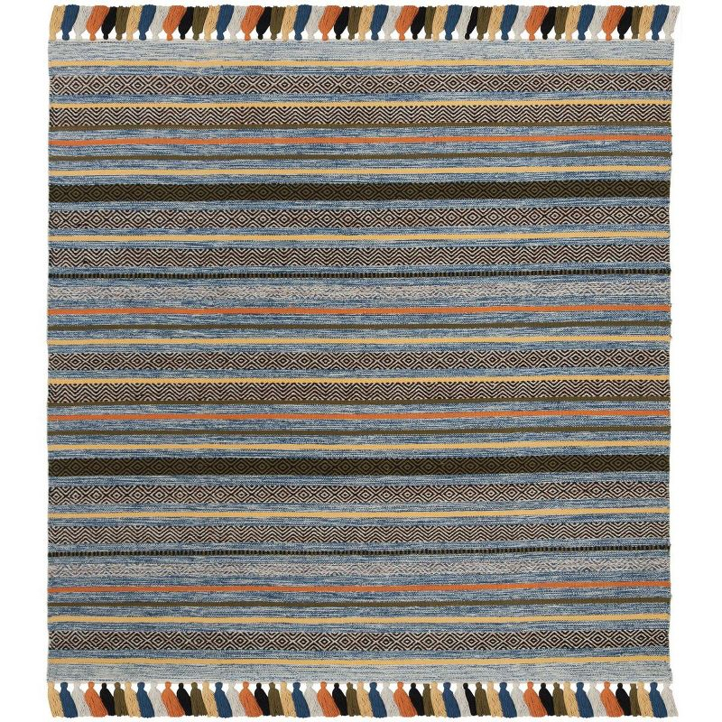 Montauk MTK901 Hand Woven Indoor Area Rug - Blue/Multi - 6'x6' - Safavieh.