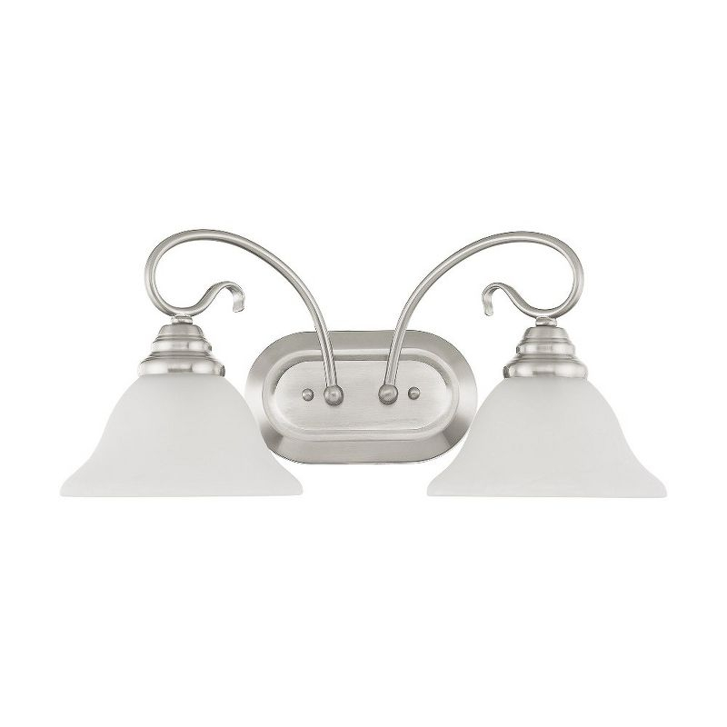 Livex Lighting Coronado 2 - Light Vanity in  Brushed Nickel