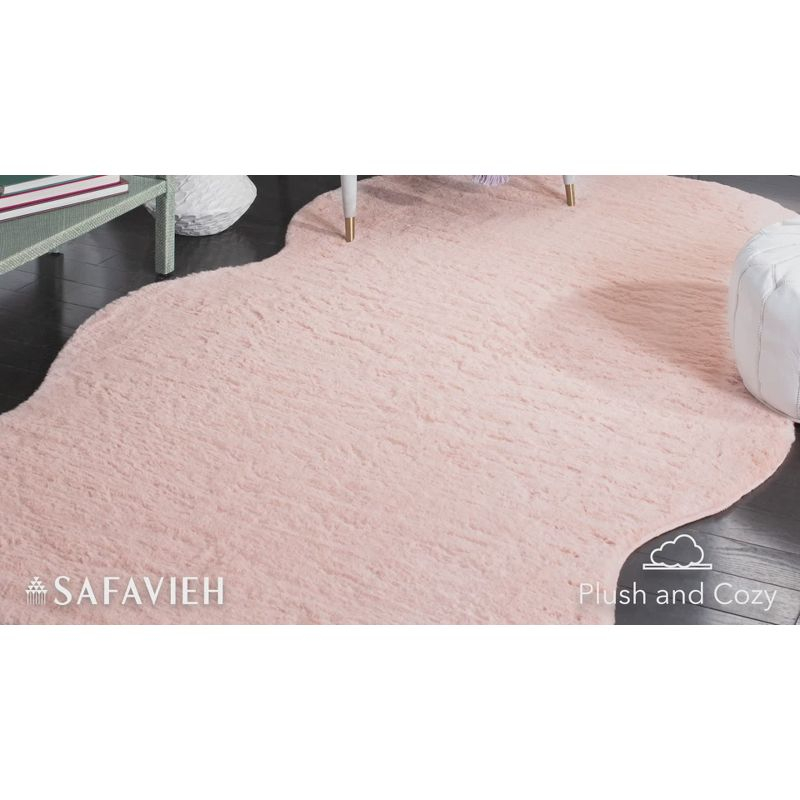 Faux Sheep Skin FSS515 Power Loomed Indoor Accent Rug - Ivory - 3'x5' - Safavieh