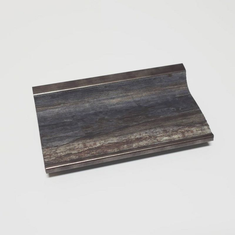 Amanti Art Alta Rustic Char Picture Frame Opening Size 24x36 in.