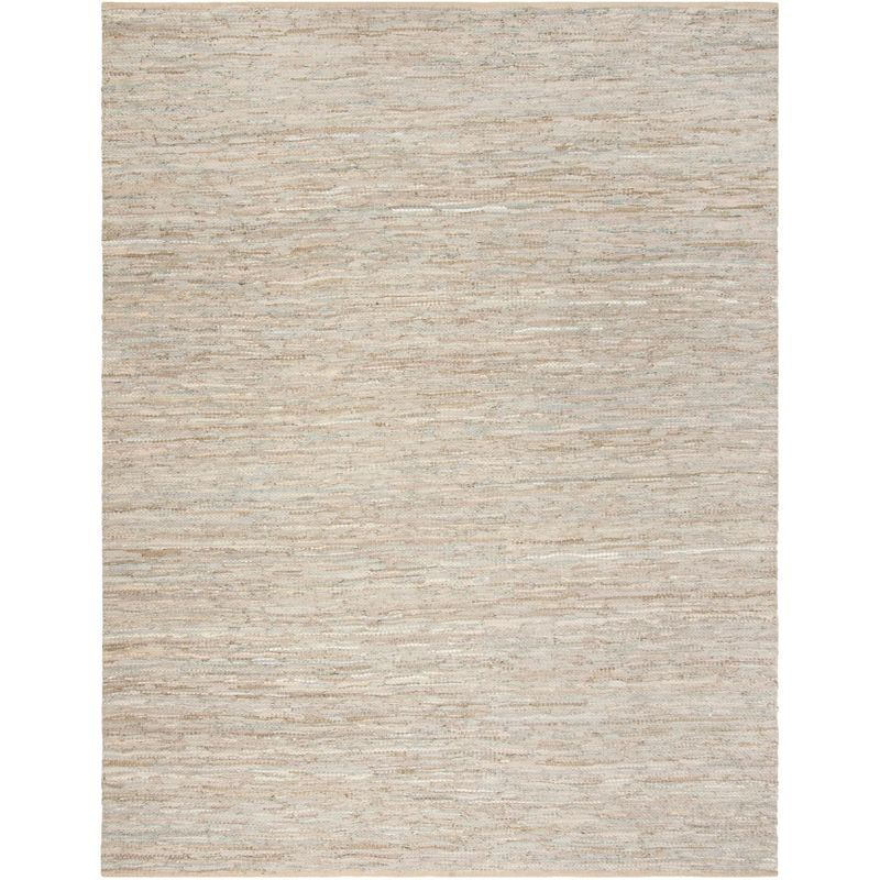 Vintage Leather VTL104 Hand Woven Indoor Area Rug - Beige - 8'x10' - Safavieh