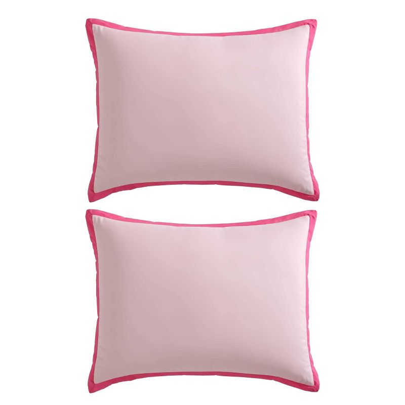 Betseyville Johnson Signature Hotel Solid Pink King 4pc Comforter Sham Bonus Set