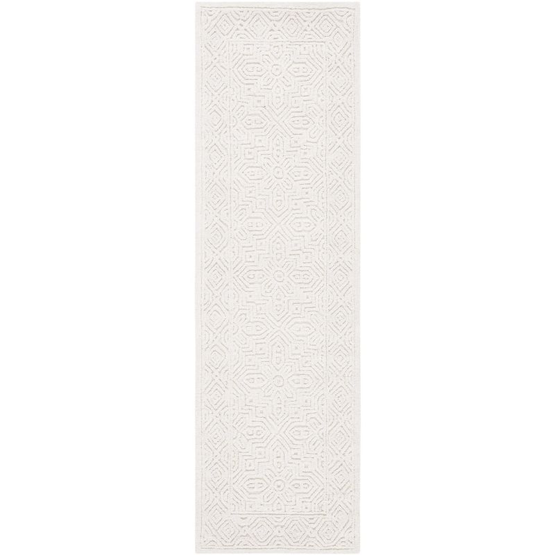 Textural TXT101 Hand Tufted Indoor Runner Rug - Ivory - 2'3"x14' - Safavieh