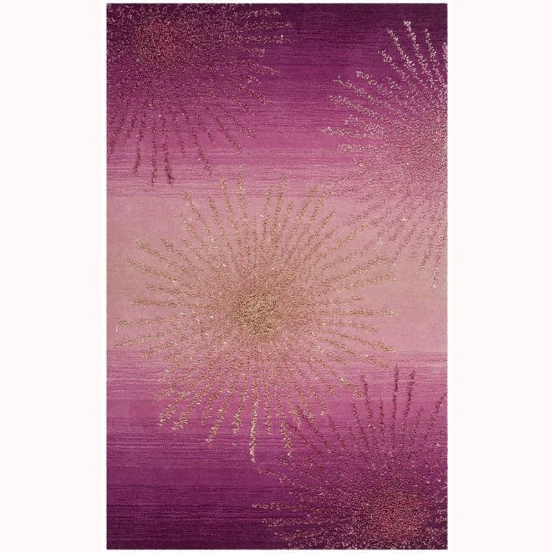 Soho SOH712 Hand Tufted Indoor Accent Rug - Pink - 3'6"x5'6" - Safavieh.