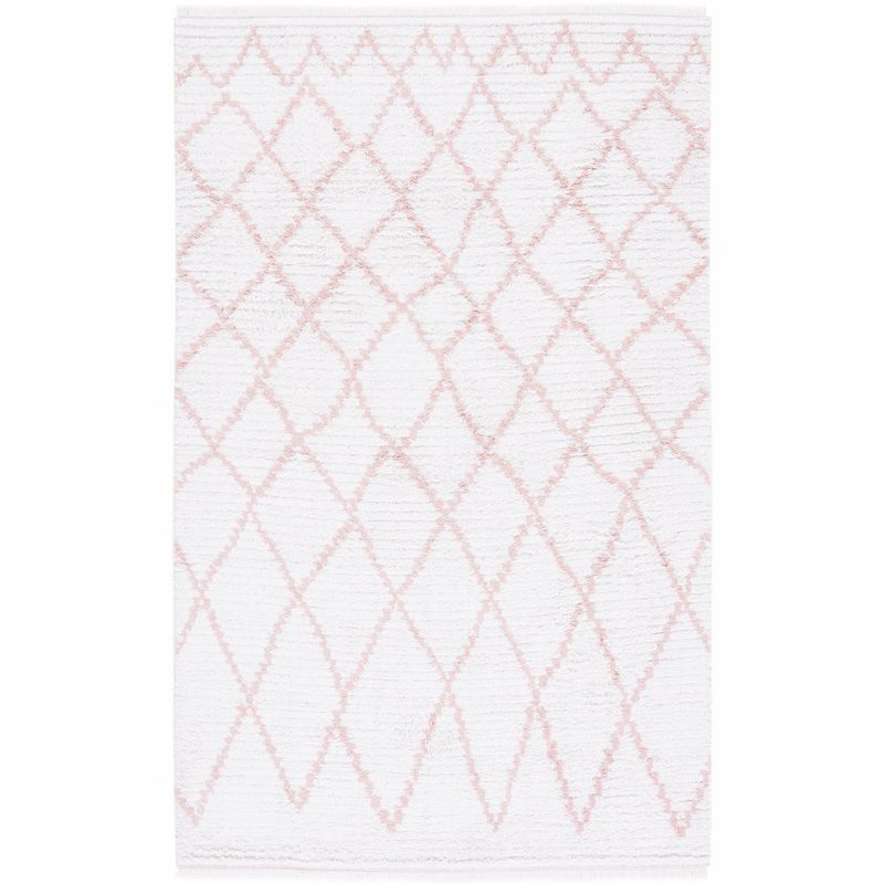 Augustine AGT850 Power Loomed Area Rug - Ivory/Pink - 8'x10' - Safavieh.