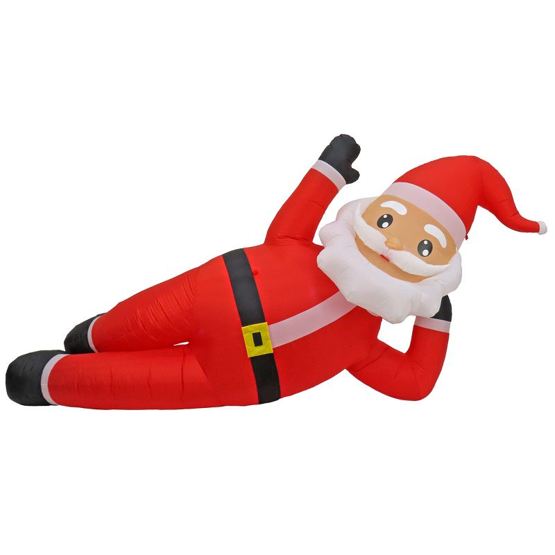 National Tree Company Inflatable Waving Santa