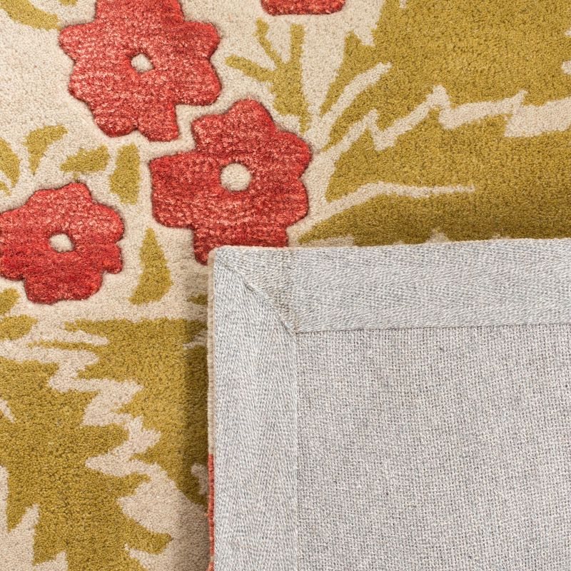 Capri CPR340 Hand Tufted Area Rug - Beige/Rust - 8'x10' - Safavieh.