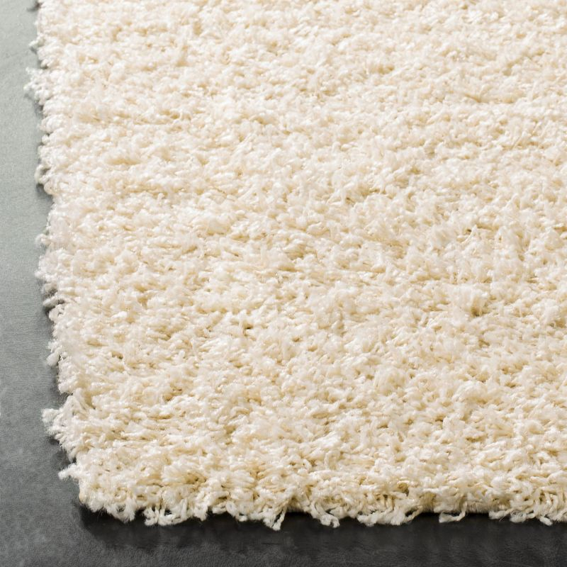 Athens Shag SGA119 Power Loomed Indoor Area Rug - Ivory - 5'1"x7'6" - Safavieh.