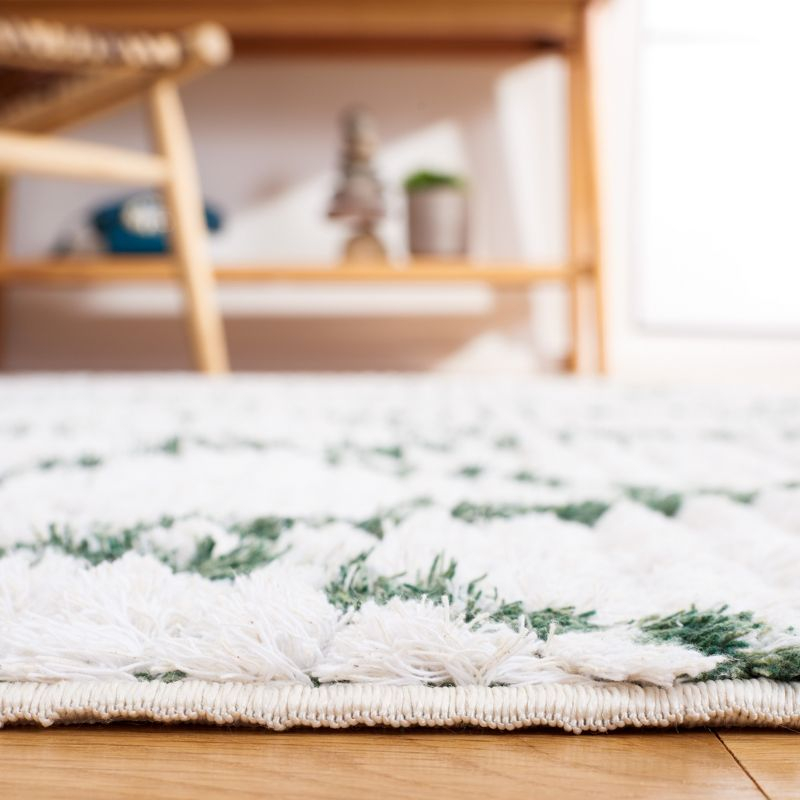 Augustine AGT850 Power Loomed Area Rug - Ivory/Green - 5'x7'7" - Safavieh.