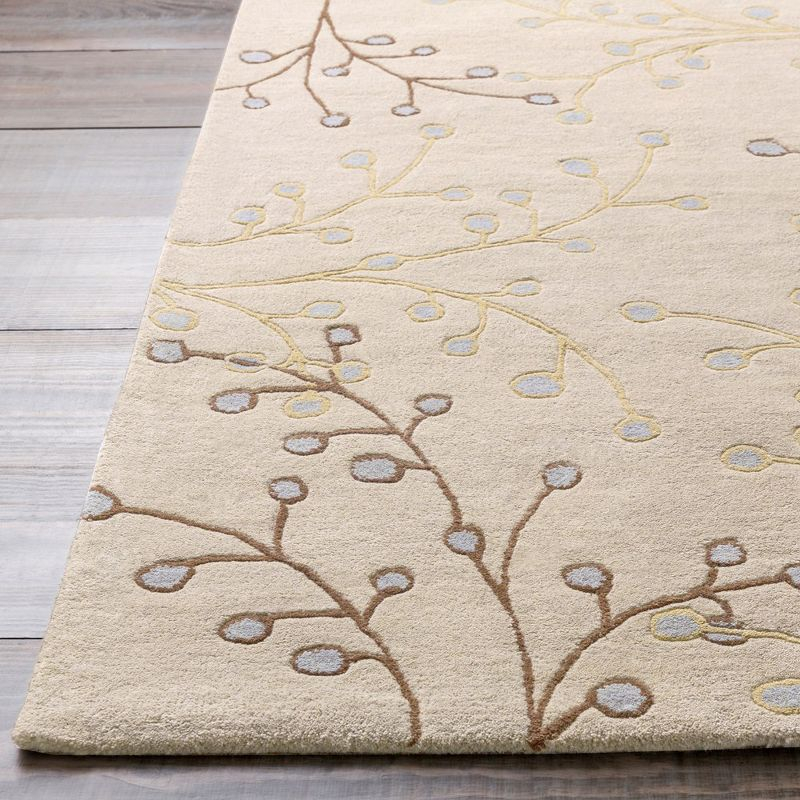 Mark & Day Le Havre 6' Round Tufted Indoor Area Rugs Taupe