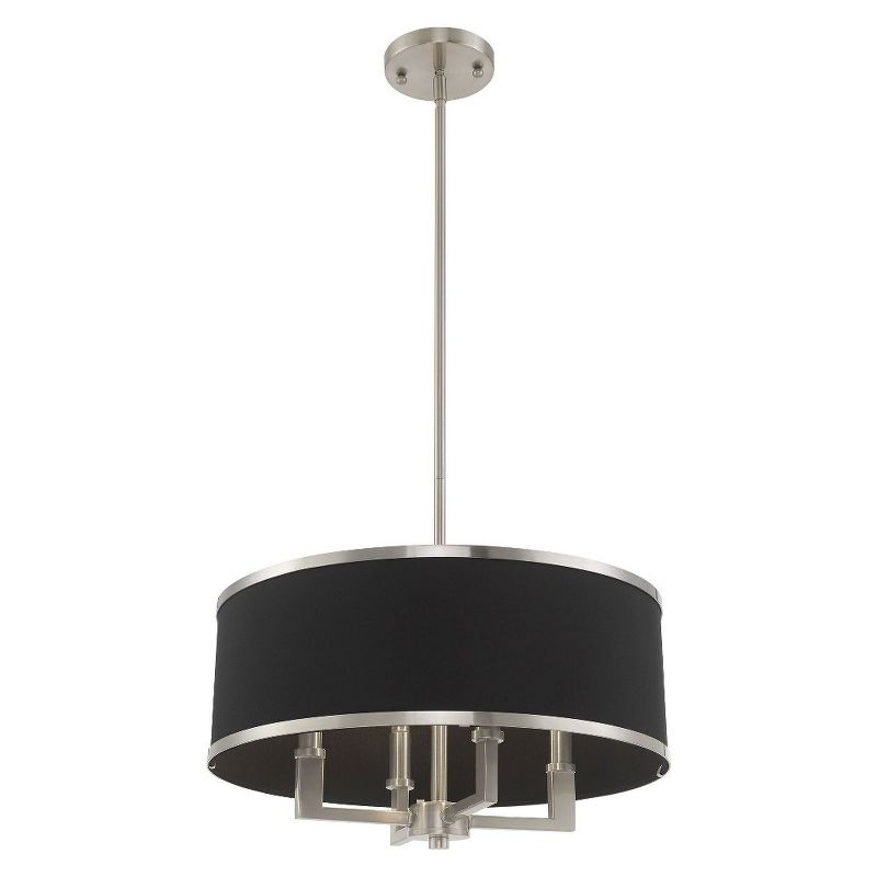 Livex Lighting Park Ridge 4 - Light Chandelier in  Brushed Nickel