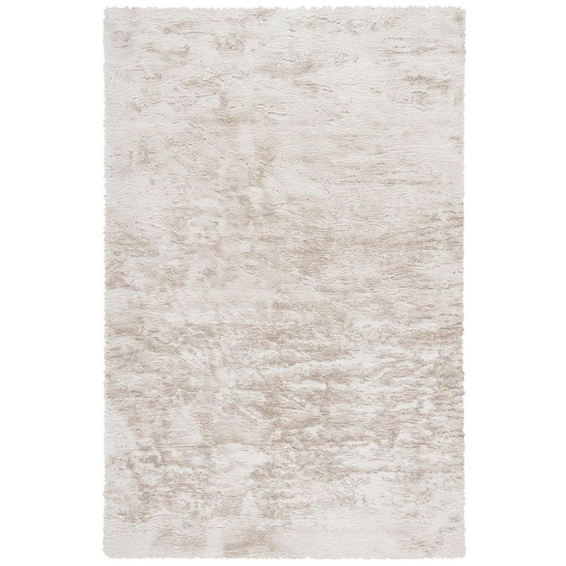 Faux Sheep Skin FSS535 Power Loomed Indoor Area Rug - Beige - 4'x6' - Safavieh