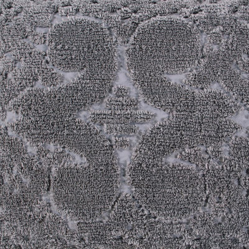 Queen Ashton Collection 100% Cotton Tufted Unique Luxurious Medallion Design Bedspread Gray - Better Trends