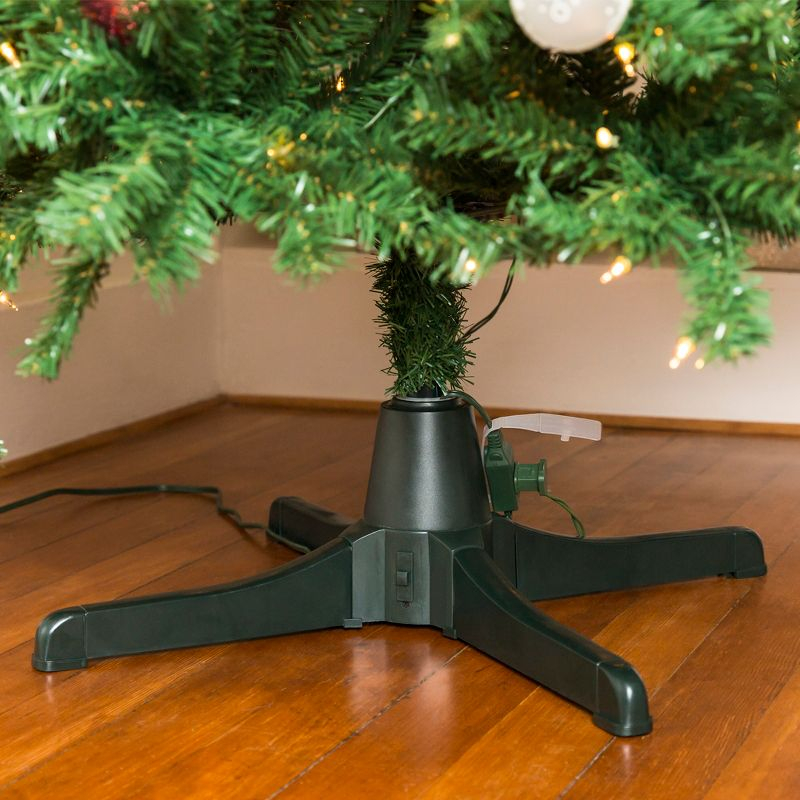 Best Choice Products 360-Degree Rotating Christmas Tree Stand for Up To 7.5ft Artificial Tree w/ 3 Settings