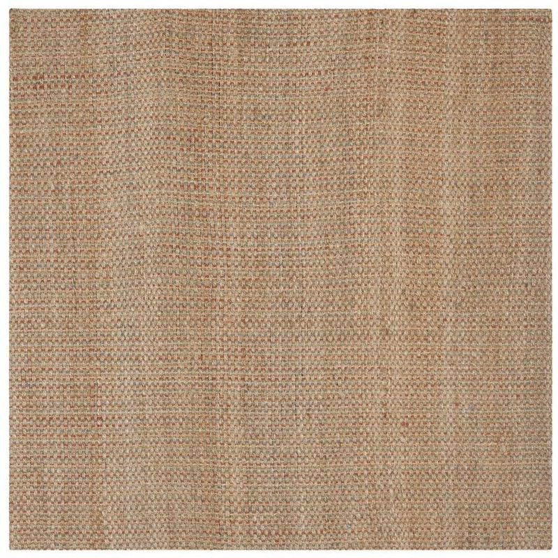 Natural Fiber NF455 Hand Woven Indoor Area Rug - Natural/Multi - 6'x6' - Safavieh.