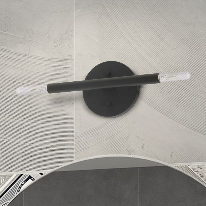 Livex Lighting Copenhagen 2 - Light Wall Light in  Black