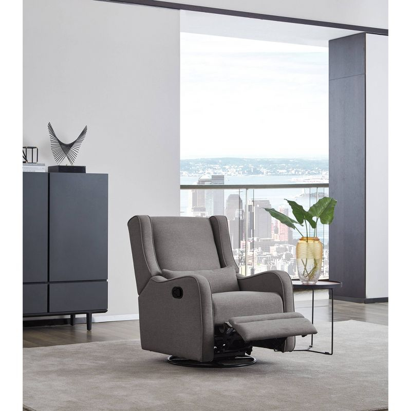 Westwood Design Elsa Manual Swivel Glider Harbor - Gray
