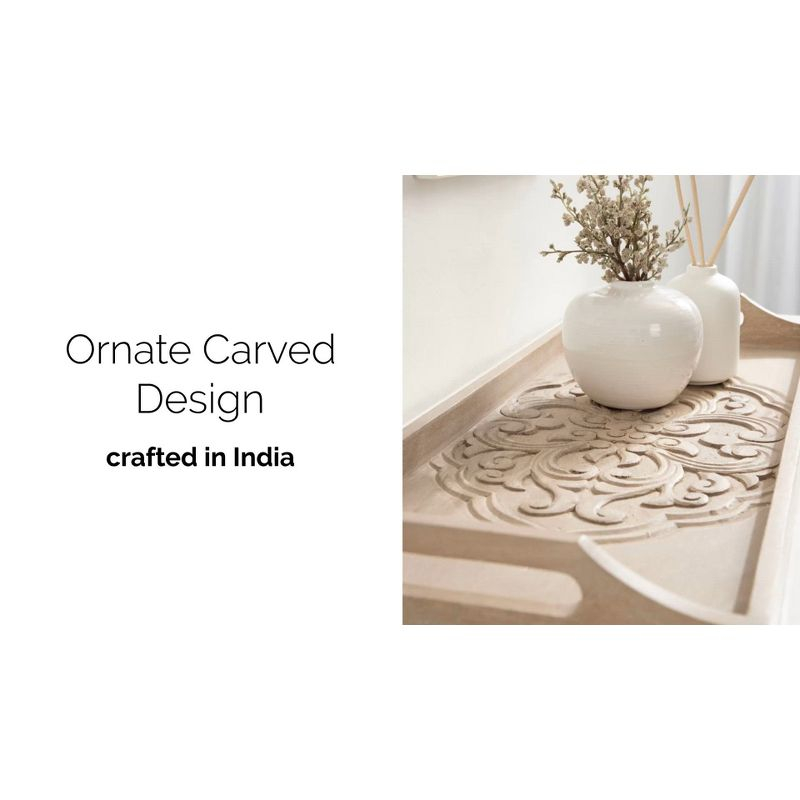 Kate and Laurel Arendahl Functional Mirror with Shelf - Gold, 21x32