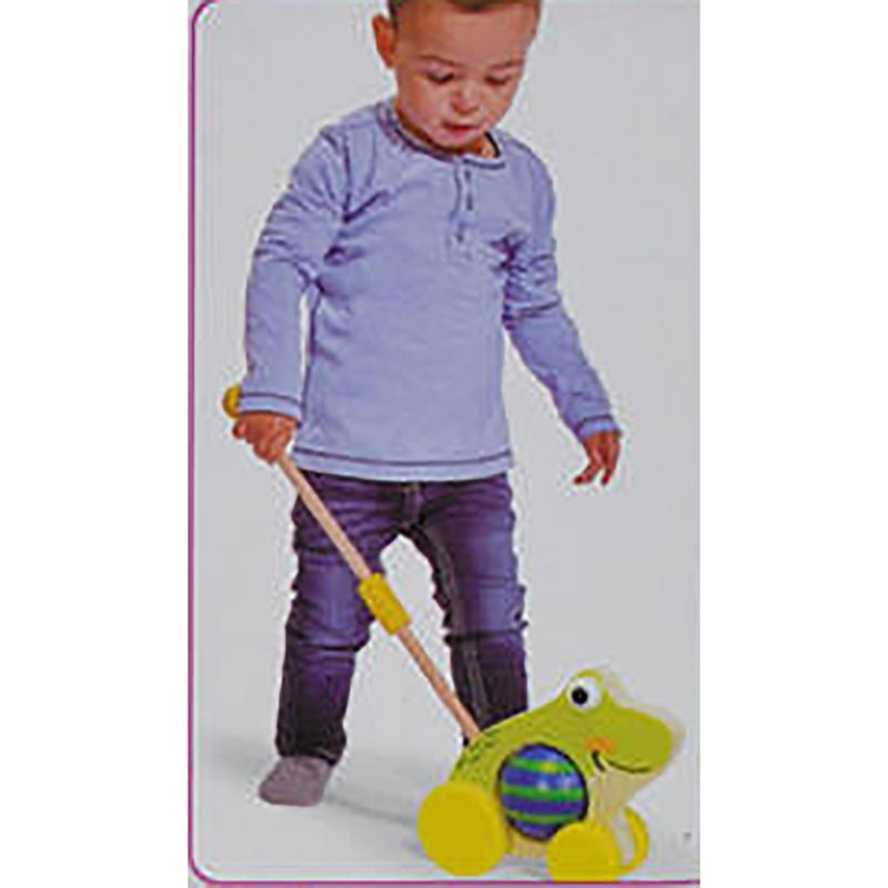 Simba Toys: Eichhorn Wooden Push Along Frog