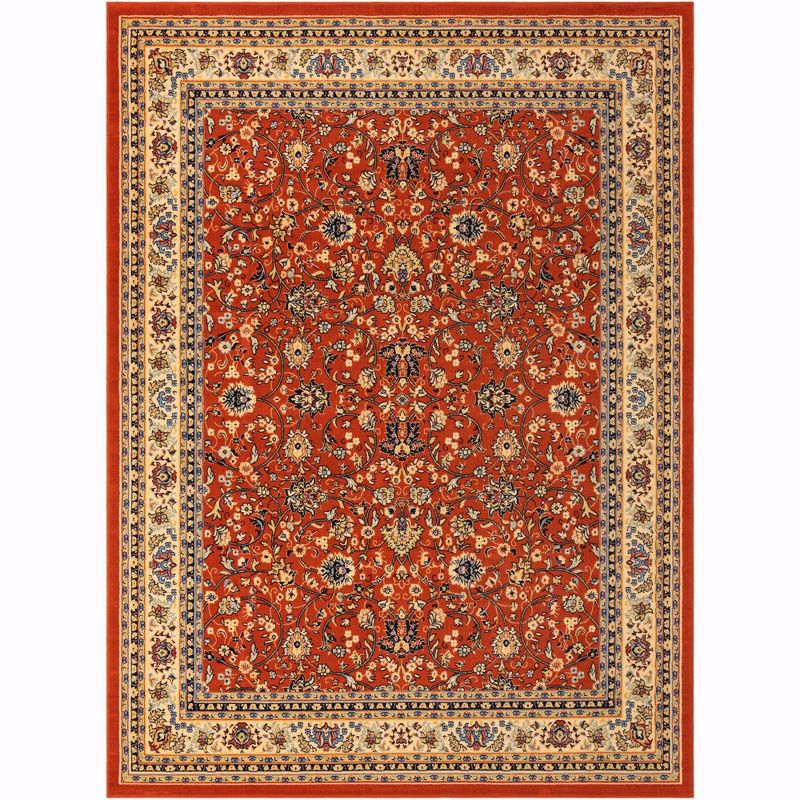 Unique Loom 9' 10 x 13' 1 Sialk Hill Washington Terracotta Area Rug