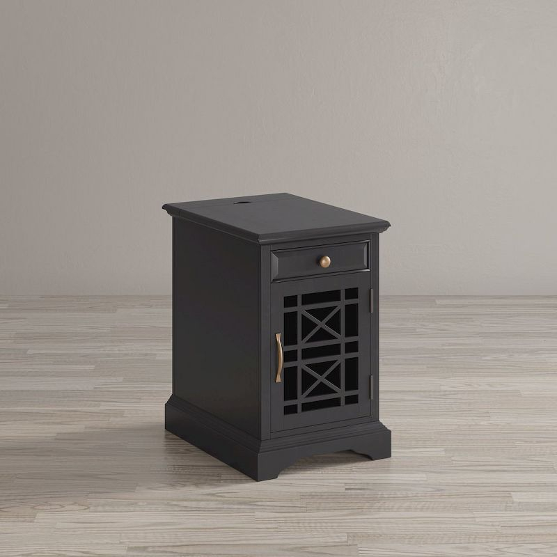 Jofran,Craftsman USB Charging Chairside End Table