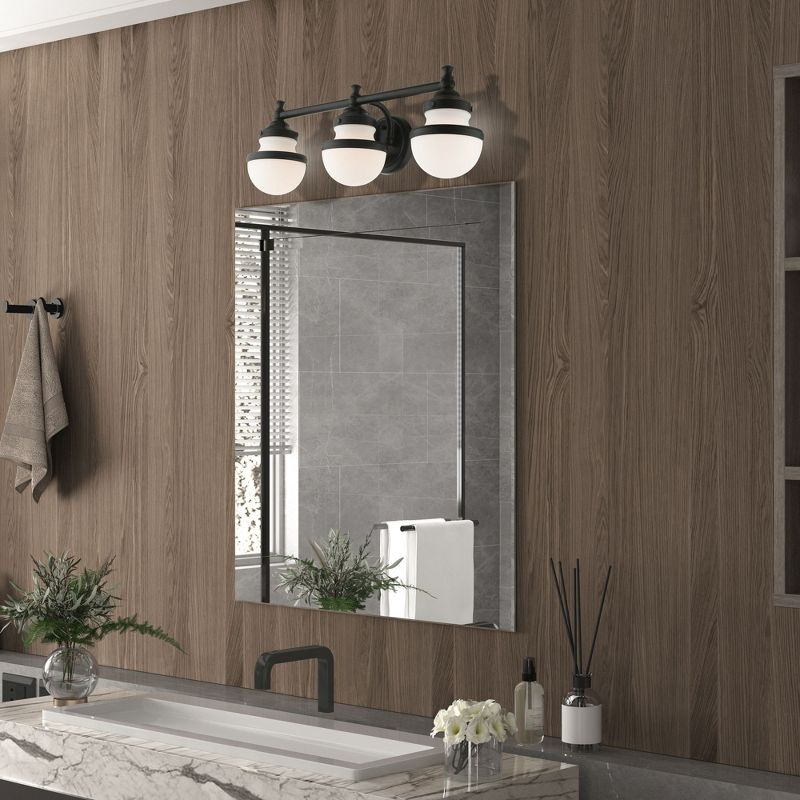 Livex Lighting Oldwick 3 - Light Vanity in  Black
