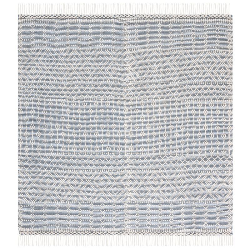 Natura NAT852 Hand Loomed Area Rug - Ivory/Grey - 4'x4' - Safavieh.