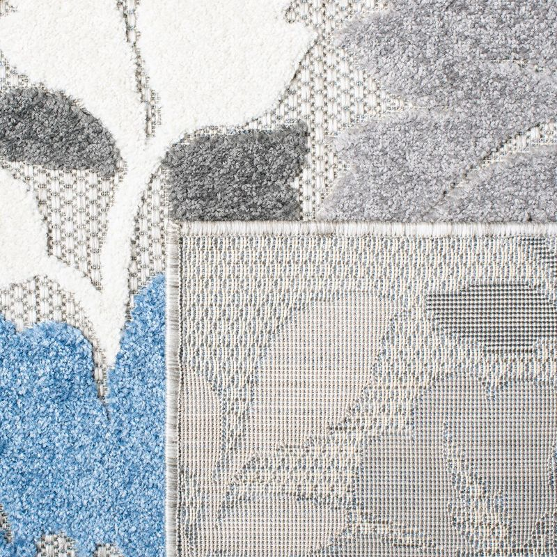 Cabana CBN308 Loomed Indoor Area Rug - Grey/Blue - 5'3"x7'6" - Safavieh