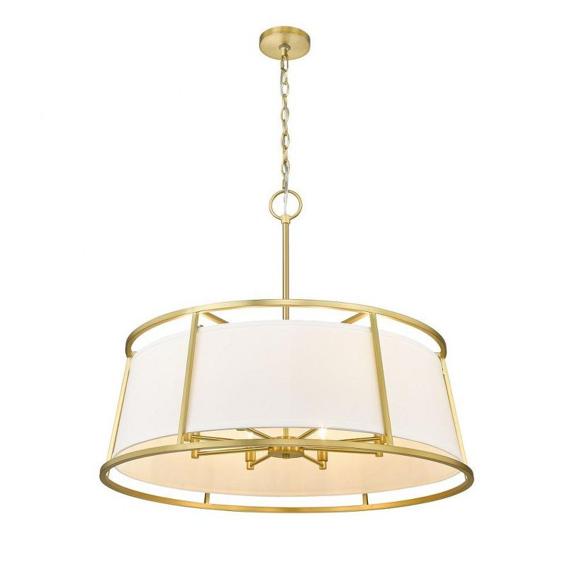 Z-Lite Lenyx 8 - Light Chandelier in  Rubbed Brass