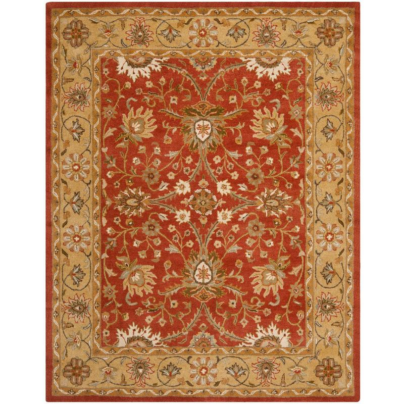 Antiquity AT249 Hand Tufted Area Rug - Rust/Gold - 6'x9' - Safavieh.